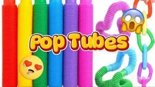 Pop Tubes & Fidjet Toy 🎮 | Aura ASMR  #popit #fidgettoys #toys #auraasmr #cute #poptubes #followme