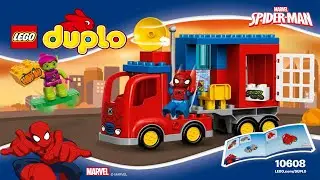 LEGO instructions - DUPLO - Spider-Man - 10608 - Spider-Man Spider Truck Adventure