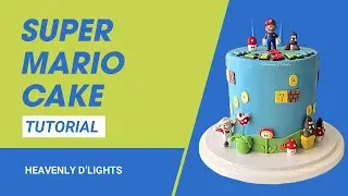 How to make a Fun Mario Bros Birthday Cake with Fondant DecorationsㅣSuper Mario Cake Tutorial