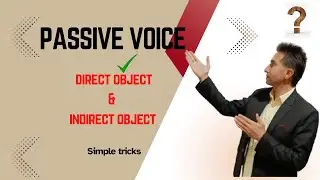 Passive voice of Direct and Indirect objects | Direct object & Indirect object passive | #english