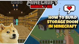 HOW TO BUILD STORAGE HOUSE 🏠!IN:MINECRAFT | I BUILD STORAGE HOUSE IN MINECRAFT 😎
