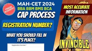 What is Registration Number for CAP Process of MAH CET 2024 for BBA BBM BMS BCA