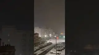 Waking up to a white,clean start of the new year❄️#shorts #shortvideo #snow #newyear #winter #usa