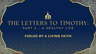 Проповедь 1-11-26 Послания к Тимофею. Часть 2. Опираясь на живую веру.