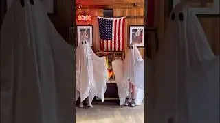 Sheet ghosts go out in New York City