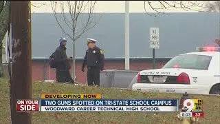 Two guns create a scare at Woodward