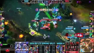 LCS 2014 EU Spring: W4D1: SHC vs MIL: MIL Creaton Quadra kill