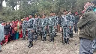 सशस्त्र प्रहरी बल  नेपाल शोक सलामी 😪😪😪😪😪