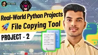 File Copying Tool in Python | File Handling Project for Beginners