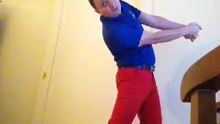 Cameron Champ golf swing critical points - left leg move in downswing