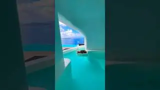 Amazing cave pool suite in Santorini! #santorini #greece