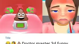 😂🤣💩Doctor master 3d funny gameplay president are patient full funny video trumpi ki bavasir hi gayi