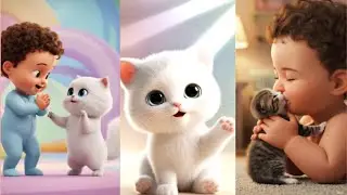 Cute Cat Videos | Cute Baby and Kitten Friendship 🐱👶 | Baby Kissing Cat | Adorable Kids Moments |