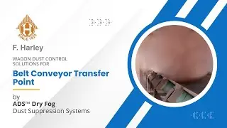 Belt Conveyor Transfer Point Dust Control with ADS&trade; Dry Fog | F Harley