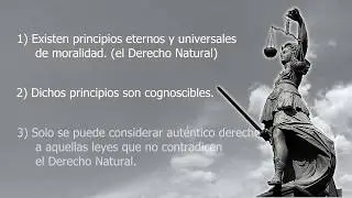 El Derecho Natural o Iusnaturalismo