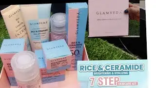 Unboxing Glamveda korean glass skin care routine/Glamveda skin care kit