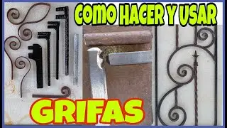 COMO HACER y UTILIZAR GRIFAS efectivas para FABRICAR ESPIRALES y ADORNOS de HERRERÍA-forja en frio.