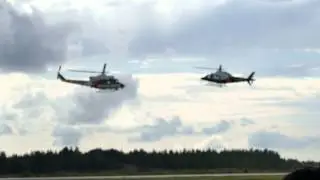 Helicopter Airshow - Agusta Westland  AB412 and AW119 at Tour de Sky 2014