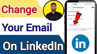 How to change linkedin account email id and add new primary email | change email id on LinkedIn