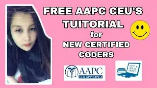 WHERE AND HOW TO GET FREE CEU&rsquo;S|FREE CEU'S TUITORIAL IN AAPC| NEW CERTIFIED MEDICAL CODER'S GUIDE