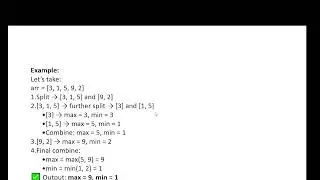 Find Max and Min using Divide and Conquer | Step-by-Step Explanation + Code | DSA Tutorial