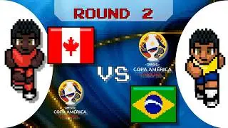 GROUP C: CANADA vs BRAZIL| COPA AMERICA 2028 | PIXEL VERSION