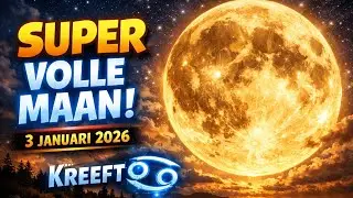Super Volle maan energie in Kreeft 3 januari 2026