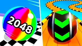 Sky Rolling Ball 3d | Ball Run 2048 - All Level Gameplay Android,iOS - NEW UPDATE Best Games