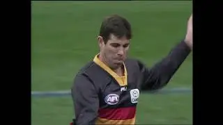 Darren Jarman farewells the AFL Adelaide Crows 2001