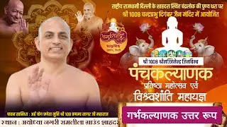 Day 2। पंचकल्याणक प्रतिष्ठा महोत्सव। मुनि श्री प्रणम्य सागर जी महाराज। चंद्रलोक शाहदरा दिल्ली।