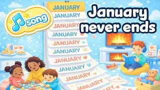 January Never Ends ❄️ | A Cozy Winter Song About the Longest Month