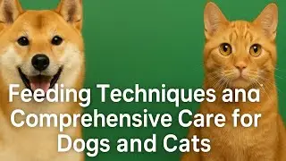 Pet Care Essentials# Feeding and Care Techniques for Dogs and Cats#cat #dog #animals