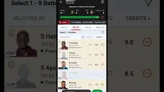 Guyana Amazon Warriors Vs Trinbago Knight Riders | Team Prediction | CPL | #shorts