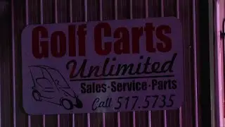 Large fire breaks out at Golf Carts Unlimited in Lake View