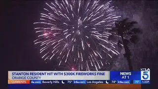 A $300K fine for fireworks? O.C. city lays down the law
