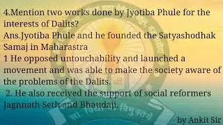 Class-8th/Chapter-9/Religious, Social Reform Movement and Cultural Awakening/Que.Ans./mp board/S.st