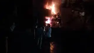 kanpur ke Hamraj Market me Lagi aag