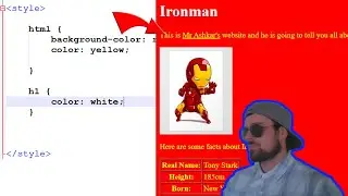 Lesson 4 - Adding style (CSS) to our webpage.