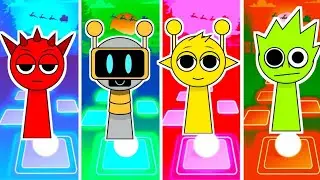 Sprunki tiles hop! Sprunki coffin dance meme cover song! #sprunkiincredibox
