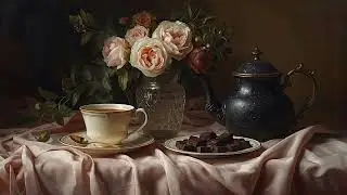 Dark Moody Valentine 4K TV Art | Vintage Still Life Wallpaper | Cozy Screensaver