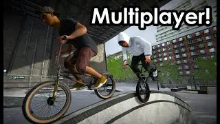 Finally Trying v2.0 Multiplayer in BMX Streets! - LES Skatepark