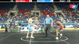 Fargo 2012 145 Round 2: Dylan Milonas (New Jersey) vs. Kris Trujillo (Colorado)