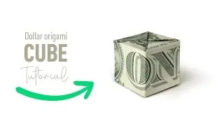 How to Make a Money Cube | Dollar Origami Cube | Tutorial