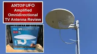 ANTOP TV Antenna UFO Amplified Omnidirectional OTA TV Antenna Review #AntopAT414B #AntopAT133B