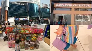 Voiceover with husband | Indian BBQ in abudhabi | bawarchi cuisine full menu | eid day 3..