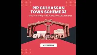 Most affordable boundary wall housing society of scheme 33 karachi Pir Gulhassan Town