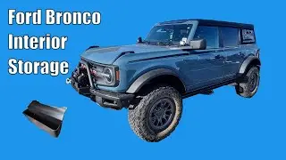 Red Rock Ford Bronco Console Storage Solutions