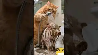 🐈 funny 😂 #FunnyCatCartoon #CartoonShorts #ChuhaBilli #CatVsMouse  #FunnyAnimals  #shorts