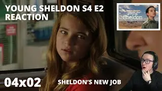 YOUNG SHELDON S4 E2 A DOCENT, A LITTLE LADY AND A BOUNCER NAMED DOLTON REACTION 4x2 SHELDONS NEW JOB