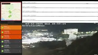 Live 24/7 - Fumarola Pisciarelli in DIRETTA! Webcam + Sismografi in tempo reale! come funziona?